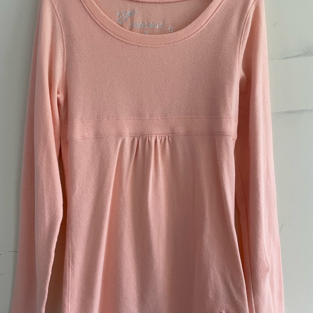 Limited Too Soft Pink Long Sleeve Tee